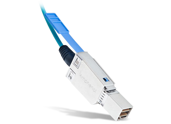 大人気の RHS36-0889 Amphenol Corporation 内蔵用 SASケーブル SFF-8643 360mm 