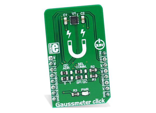 Mikroe 3099ガウスメータclick Mikroe Mouser