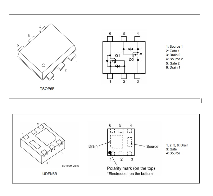 Ssm6低オン抵抗mosfet Toshiba Mouser