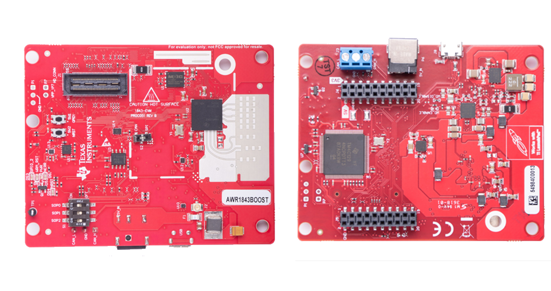 Texas Instruments IWR1843BOOST産業用評価モジュール
