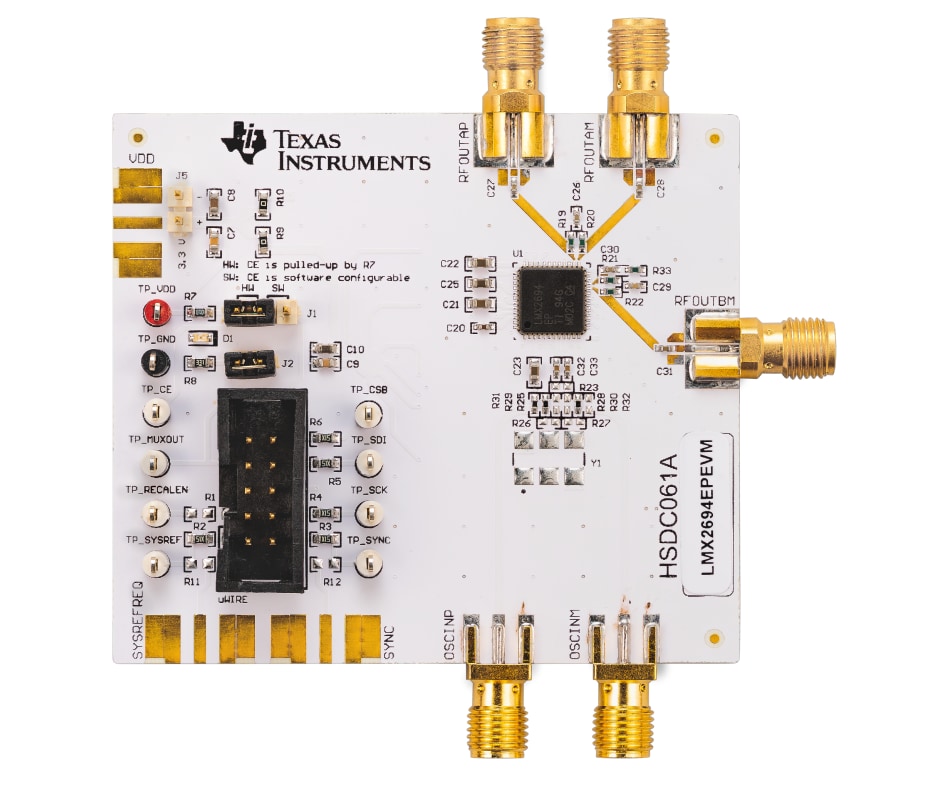 Texas Instruments LMX2694EPEVM評価モジュール