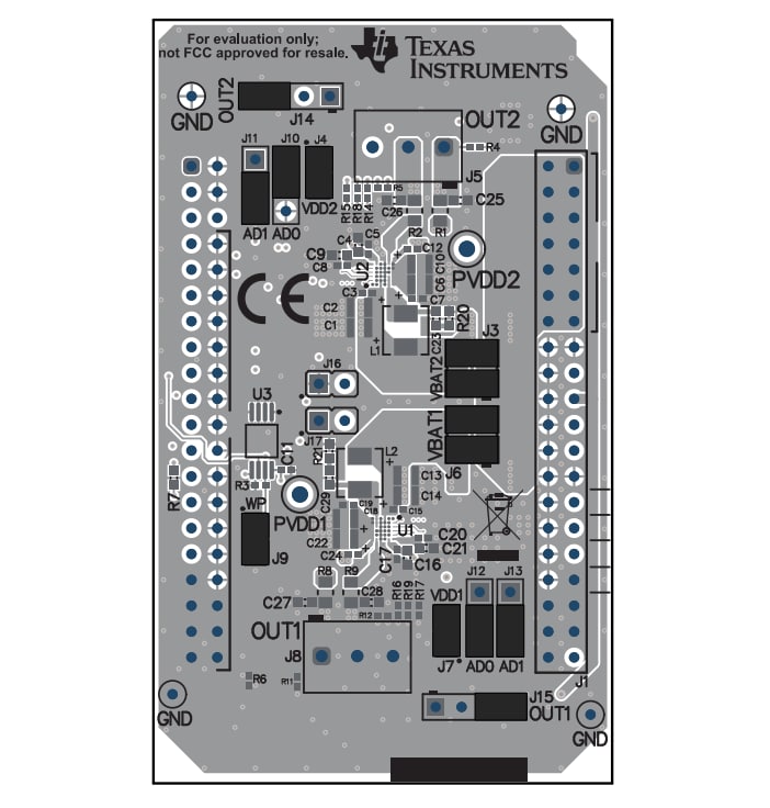Texas Instruments TAS2564YBGEVM-DC評価モジュール