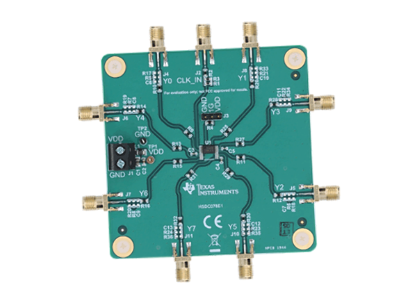 Lmk1c1104evmクロックバッファ評価モジュール Evm Ti Mouser