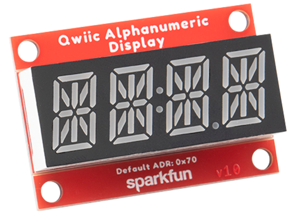 Qwiic Alphanumeric Display - SparkFun | Mouser
