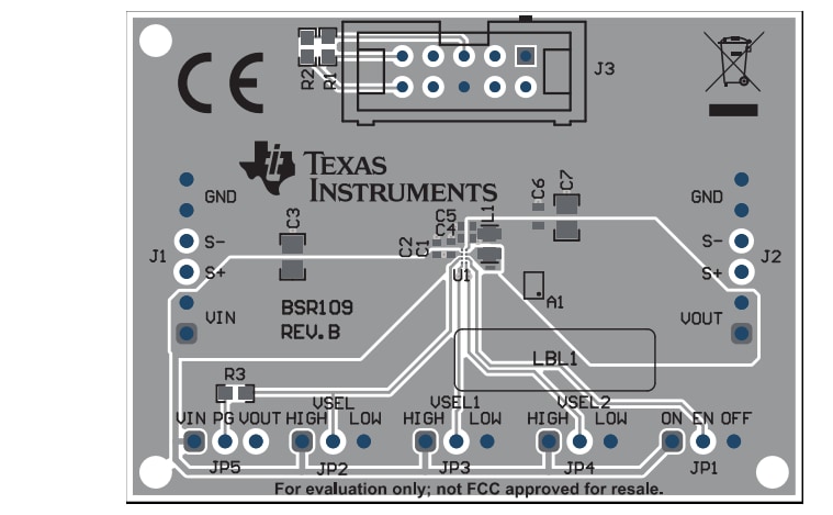 Texas Instruments TPS62860xEVM-109評価モジュール