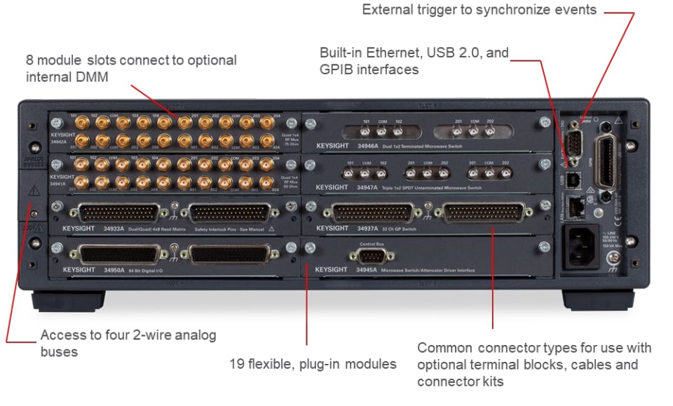 Keysight Technologies 34980Aデータ収集システム Keysight Technologies 34980Aデータ収集システム