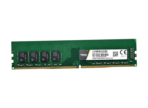 8GB ECC DDR4 SDRAM UDIMM Memory Module - Apacer Technology