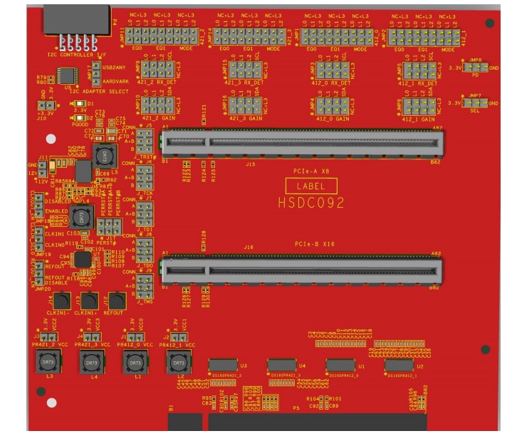 Texas Instruments DS160PR412-421EVM評価モジュール