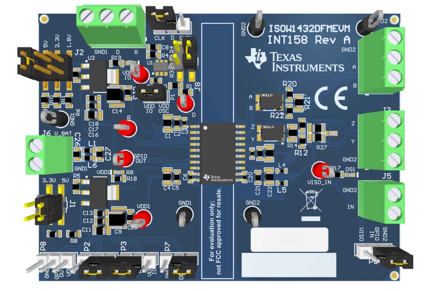 Texas Instruments ISOW1432DFMEVM評価モジュール