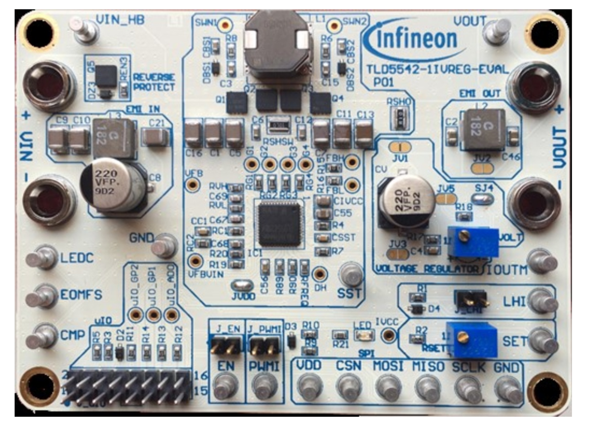 Infineon Technologies TLD5542-1IVREG-EVAL評価ボード