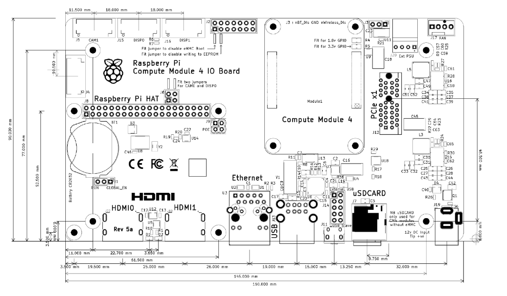 Raspberry Pi Compute Module 4 IO Board Seeed Studio Mouser