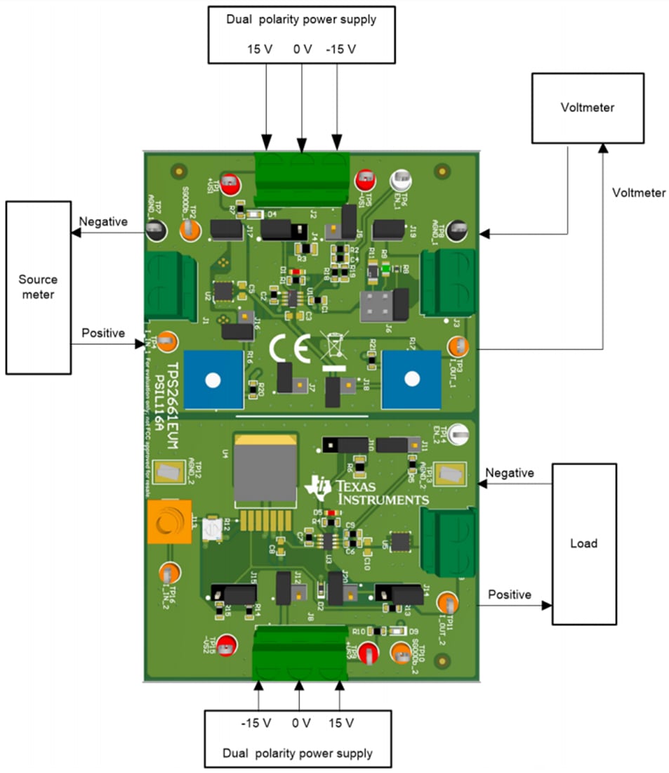 機械図面 - Texas Instruments TPS2661EVM電流ループ保護装置EVM