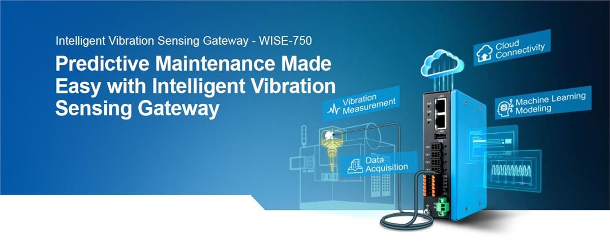 Advantech WISE-750インテリジェント振動ゲートウェイ Advantech WISE-750インテリジェント振動ゲートウェイ