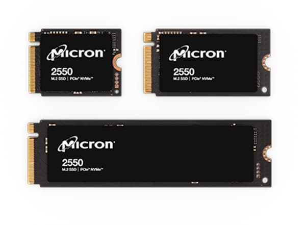 Micron 2550 1TB M.2 2230 NVMe SSD通電回数：65 Micron 2400 1TB M.2 2230 NVMe PCIe 4.0x4 SSD Solid State