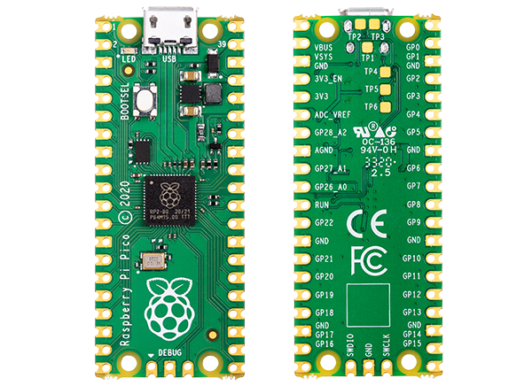 Pico/Pico H/Pico W RP2040搭載MCUボード - Raspberry Pi | Mouser