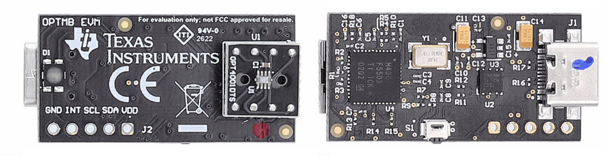 Texas Instruments OPT4001DTSEVM評価モジュール