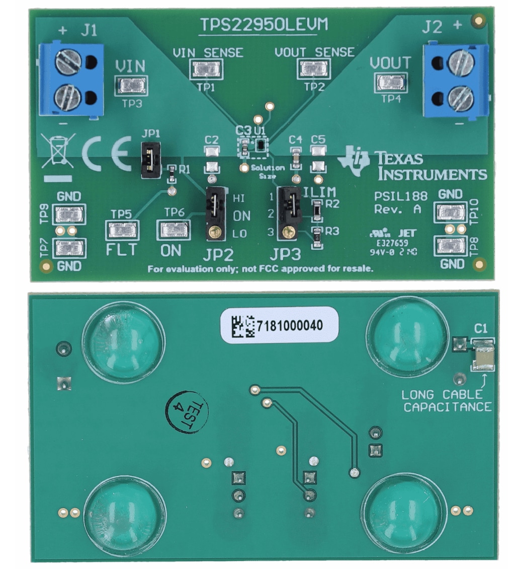 Texas Instruments TPS22950LEVM評価モジュール