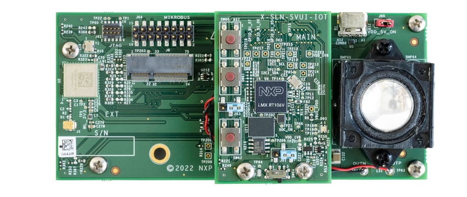 NXP Semiconductors SLN-SVUI-IOT EdgeReadyスマート音声UIソリューション NXP Semiconductors SLN-SVUI-IOT EdgeReadyスマート音声UIソリューション