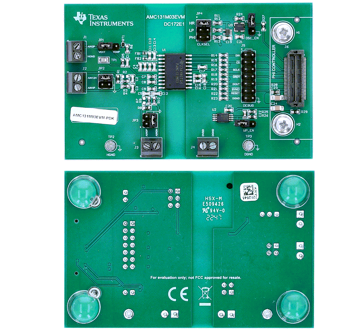 Texas Instruments AMC131M03EVM性能デモキット（PDK）