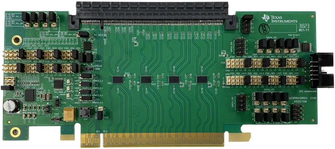 機械図面 - Texas Instruments DS320PR410-RSC-EVMリドライバ評価モジュール