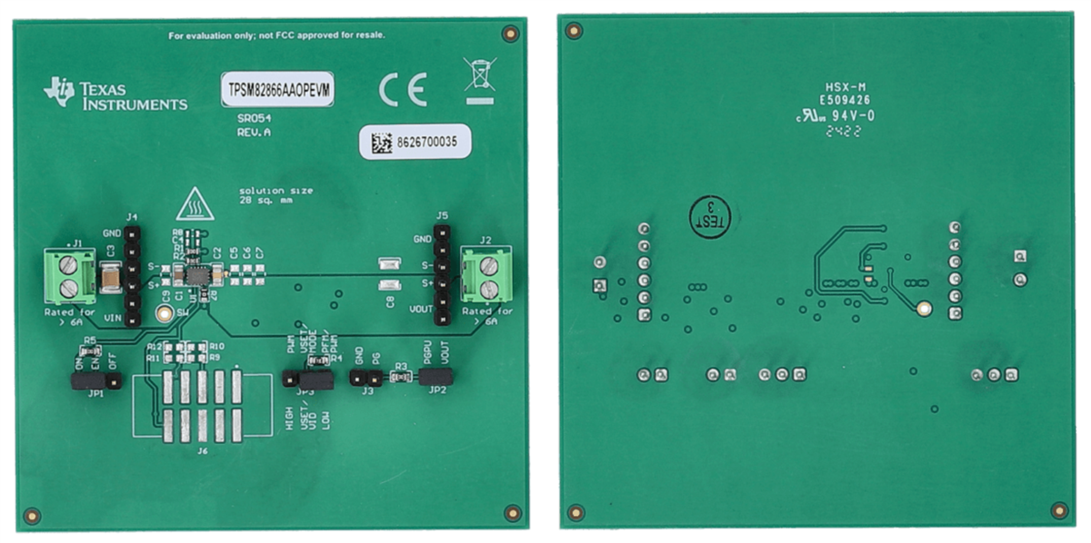 Texas Instruments TPSM82866 MagPack™ 評価モジュール