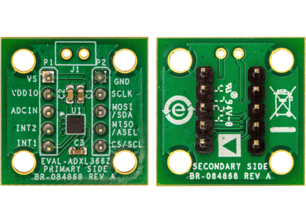 EVAL-ADXL366Z ADXL366用ブレークアウト・ボード - ADI | Mouser