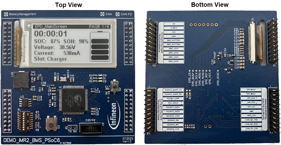 Infineon Technologies DEMOIMRBMSCTRLV1 BMS制御デモボード