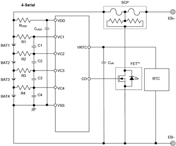 ABLIC S-82H4B Battery Protection ICs