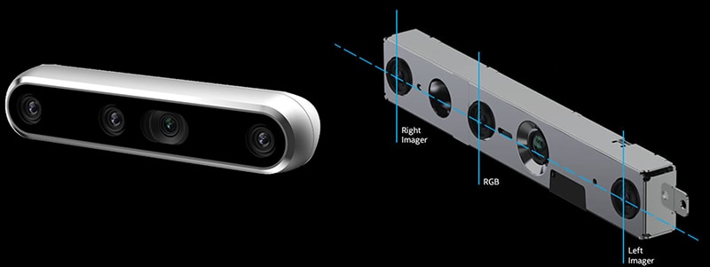 【新品】RealSense Depth Camera D455 INTEL Depth camera, Intel® RealSense™ D455 | Webcams and