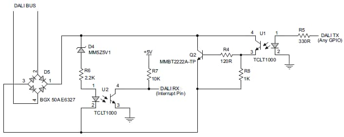 kompromis Hælde Perseus Digitally Addressable Lighting Interface (DALI) Communication | Mouser